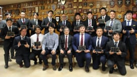 東日本トップクラブリーグ年間表彰式　北海道バーバリアンズなどが受賞