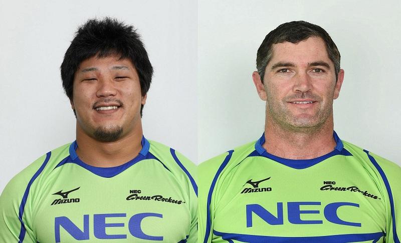 元日本代表の竹中祥、元NZ代表スティーブン・ドナルドらがNEC退団。