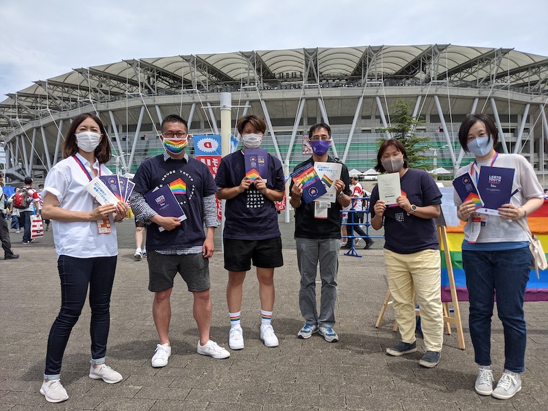 静岡県×プライドハウス東京×村上愛梨。ラグビー日本代表戦で見た、虹色の光景。