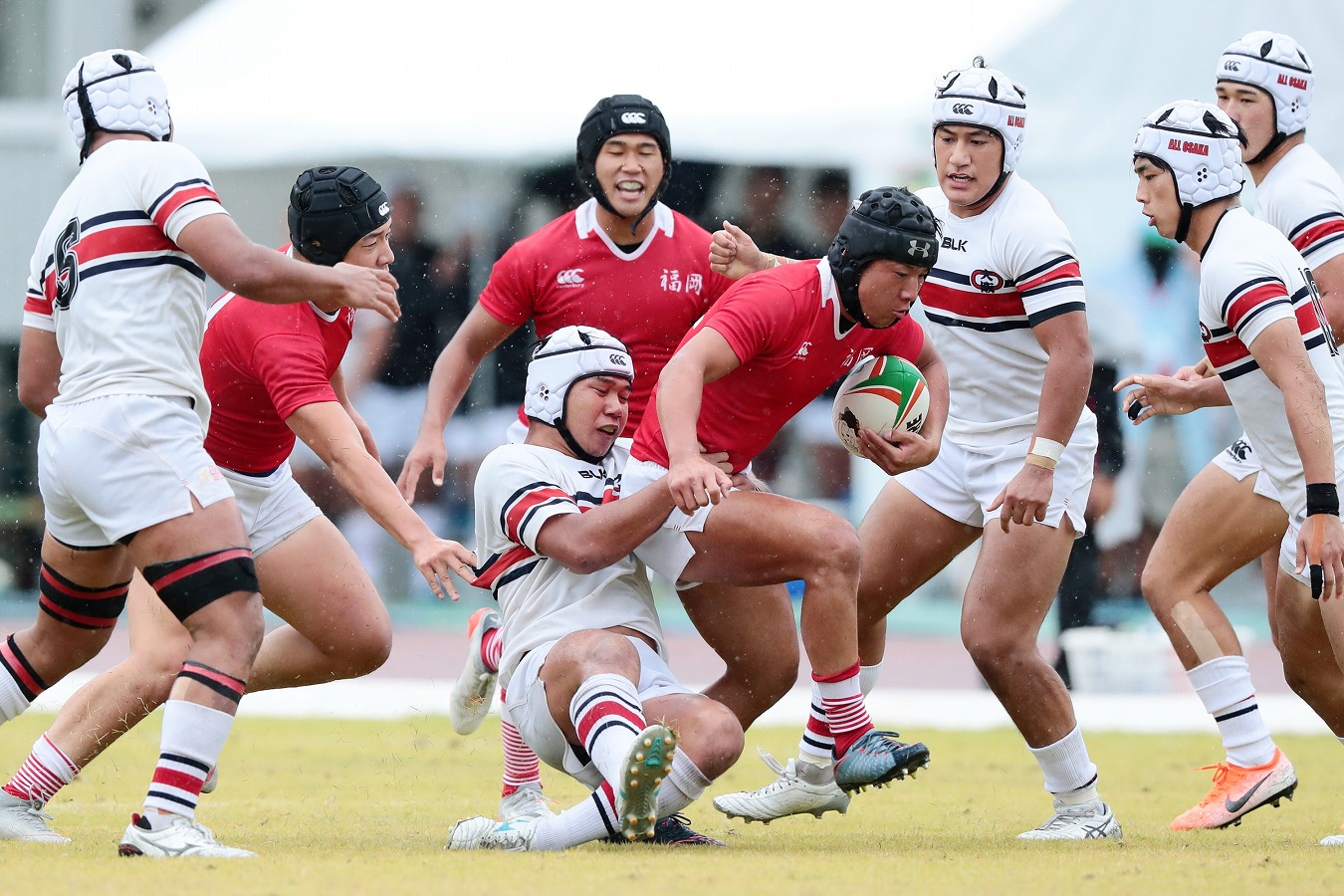 3年ぶりの国体。少年男子は福岡が大阪を破り2大会連続V、18－17の激戦