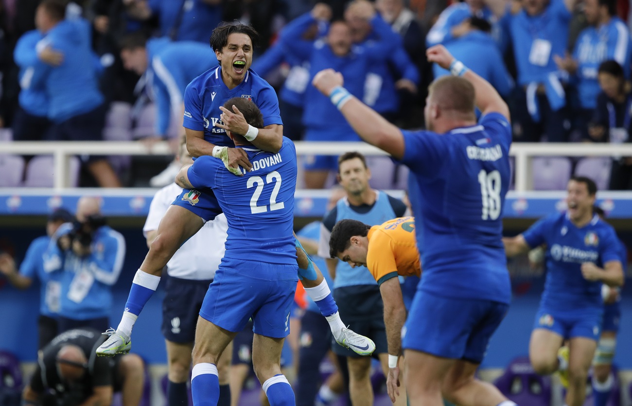 イタリアが歴史的初勝利！　19度目の挑戦でついに強豪オーストラリアを撃破