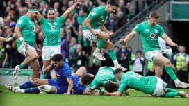 世界ランク1位・2位の激突はアイルランドが勝利！　フランスは14連勝でストップ。