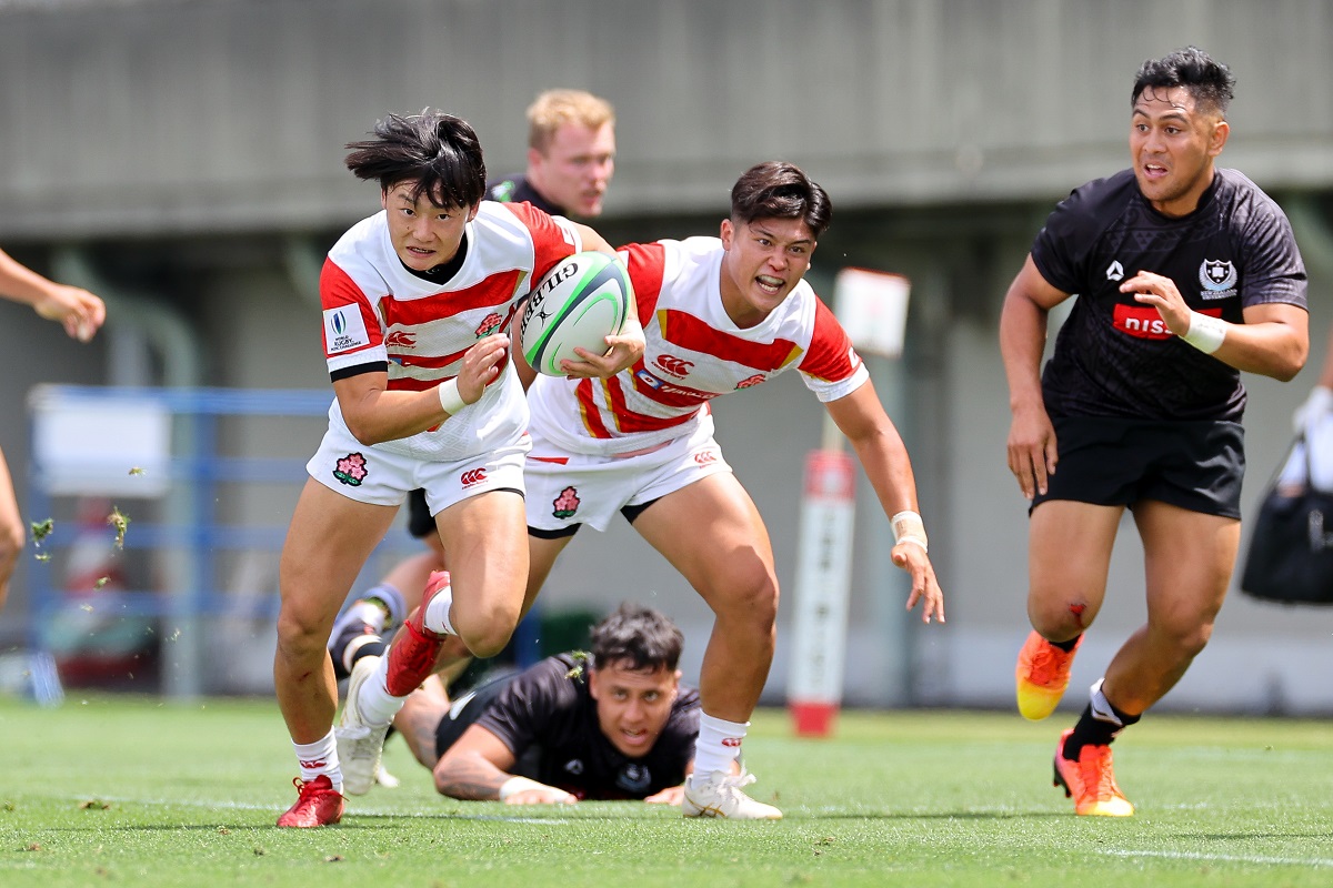 世界大会を見据えるU20日本代表、強化試合でNZU相手に8トライ挙げ勝利