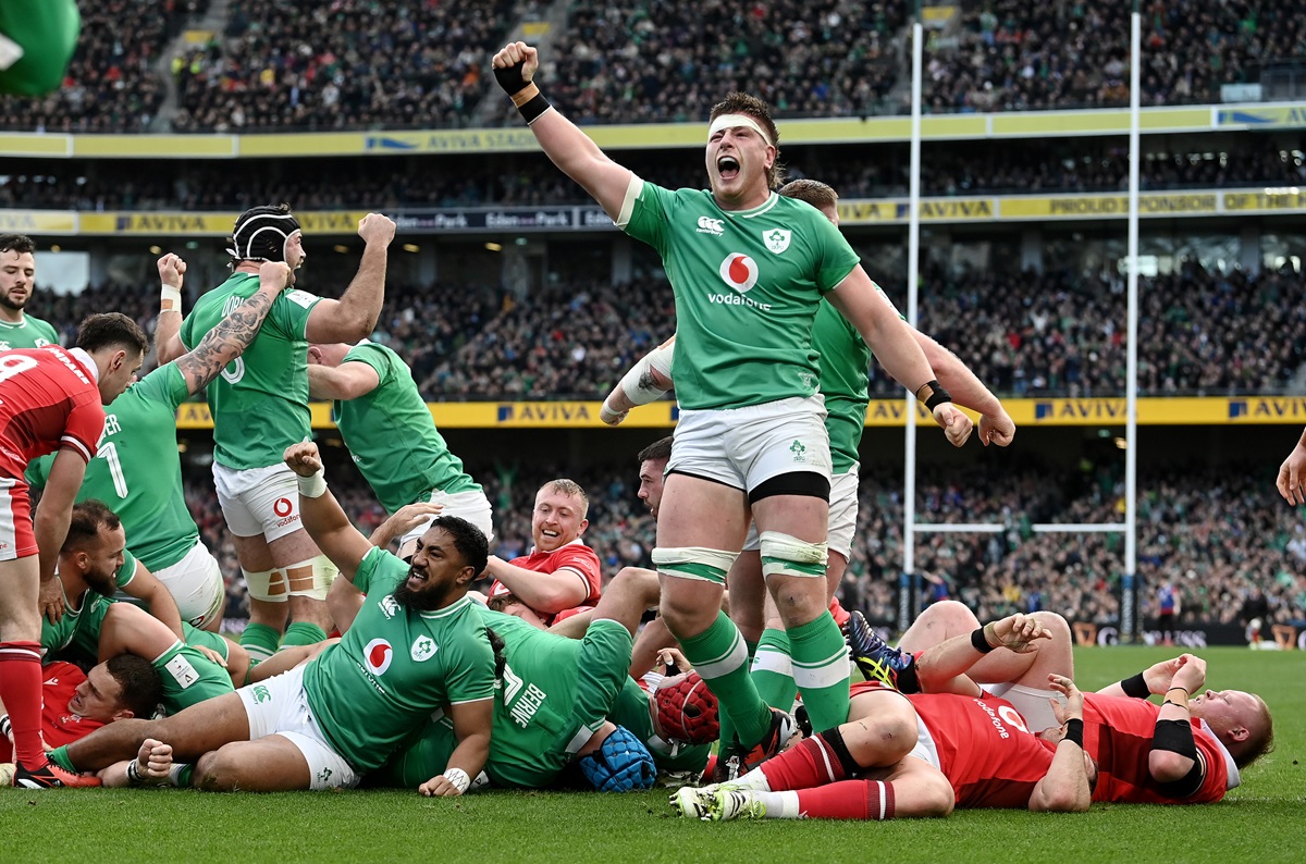 欧州連覇狙うアイルランドが3連勝　地元でウェールズを圧倒
