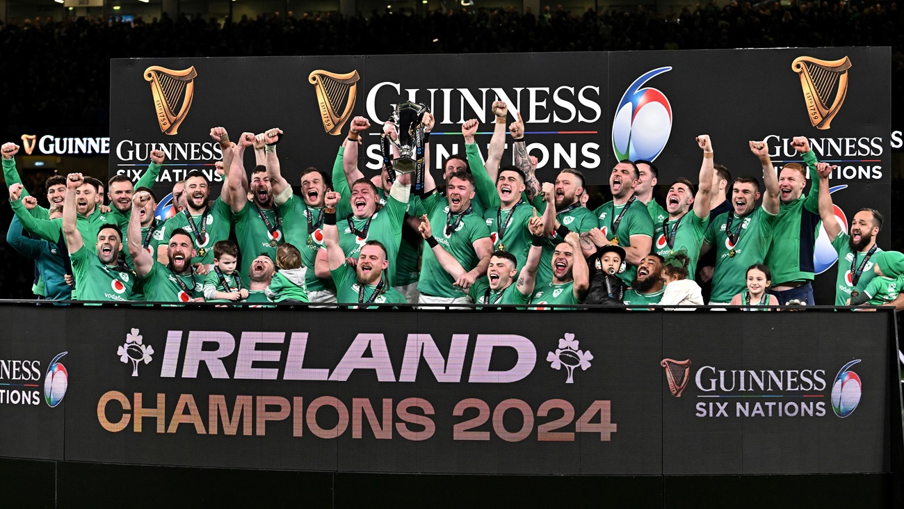 アイルランドが欧州6カ国対抗戦連覇　グランドスラム逃すも最終節でスコットランドに競り勝つ