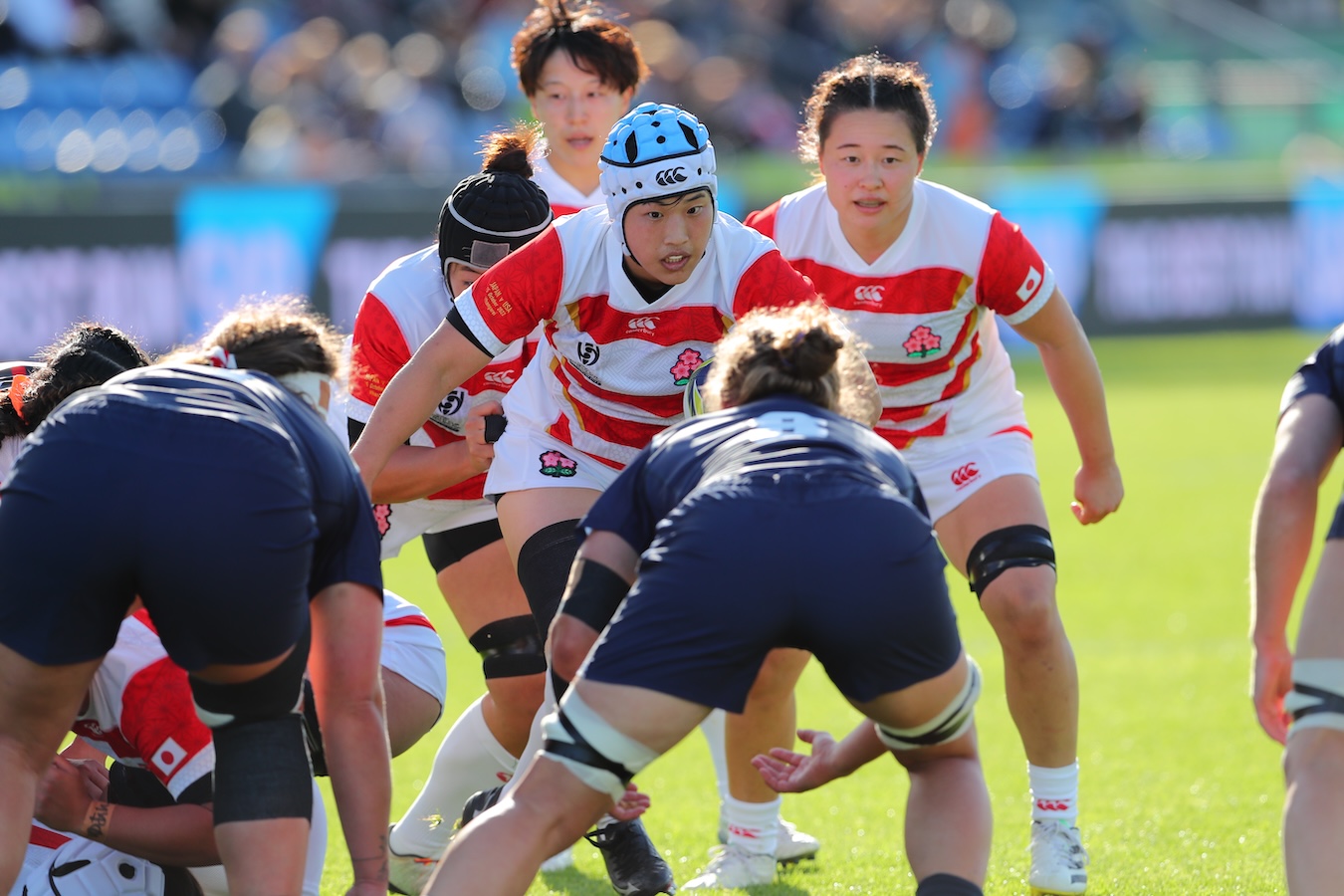 向上したスローイング。谷口琴美［女子日本代表・横河武蔵野／HO］