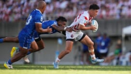 【パシフィックネーションズカップ】日本が7トライでサモアに大勝。フィジーとの決勝に進出。