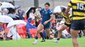 7人制日本代表でも近大でも学びあり。植田和磨は「プレーで引っ張れたら」