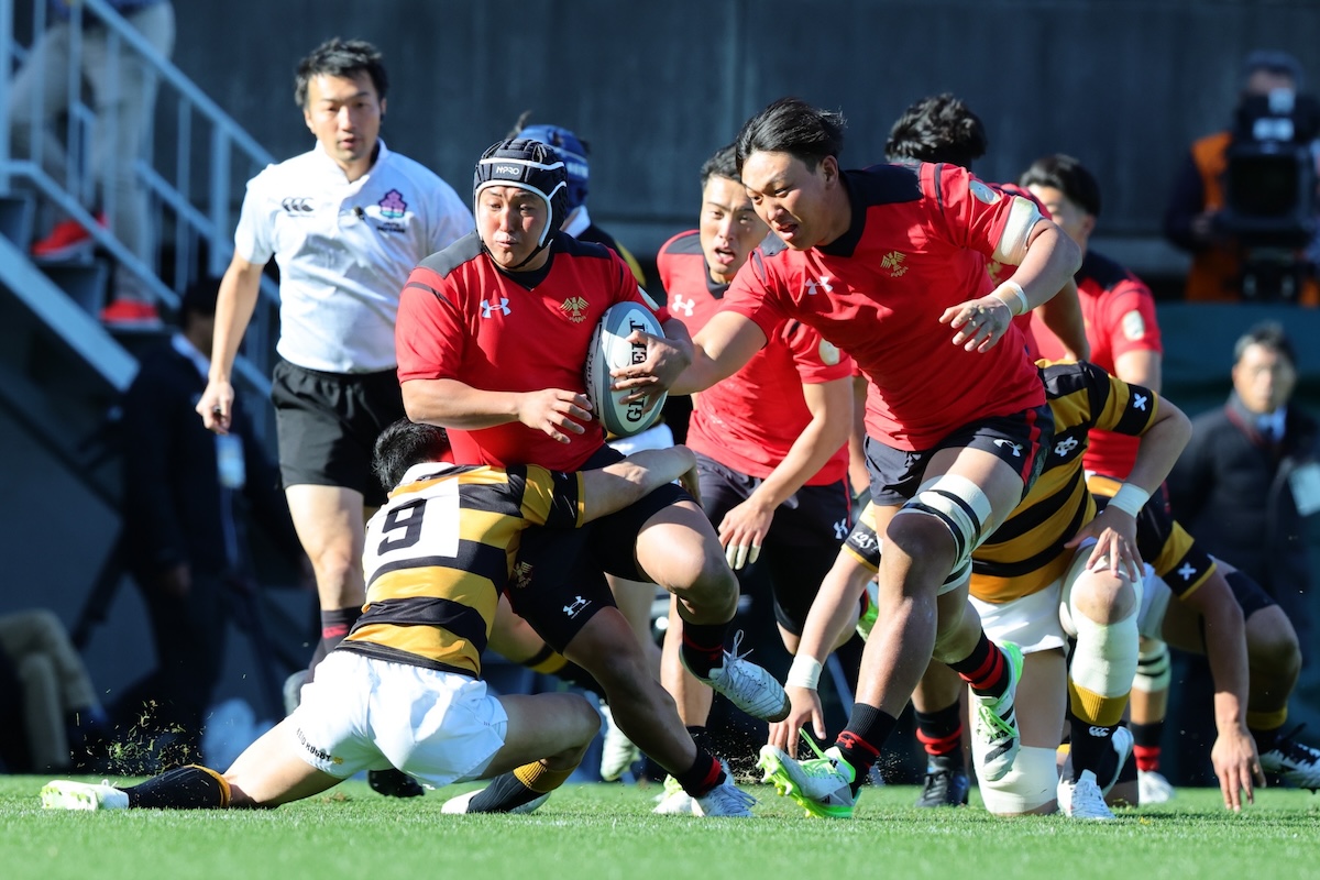 【全国大学選手権】帝京大が慶應大に大勝し準決勝一番乗り。「やるべきことがはっきりしてきた」と青木恵斗キャプテン。