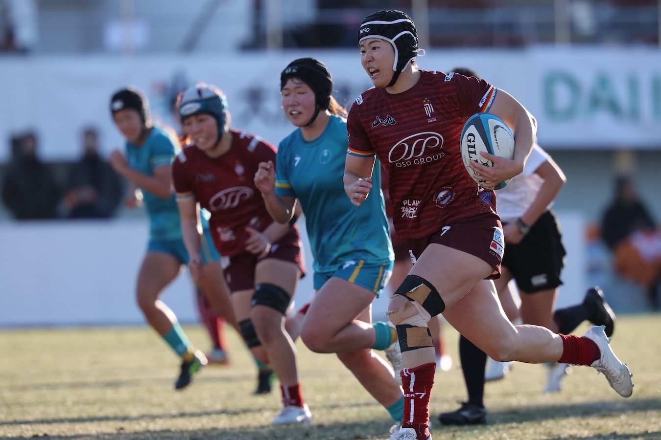 【全国女子選手権・準決勝】リーグワン後の併催、3連覇めざす東京山九フェニックスが7トライで九州・ながと合同を制し決勝進出。