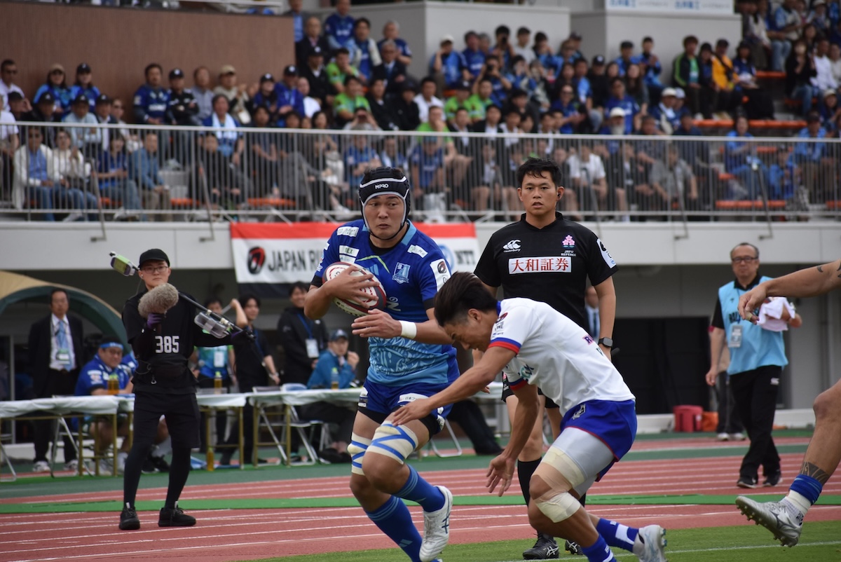 【リーグワンD2/D3入替戦】ブルーシャークス、ラガッツを残り1分で逆転し2部残留へ王手。