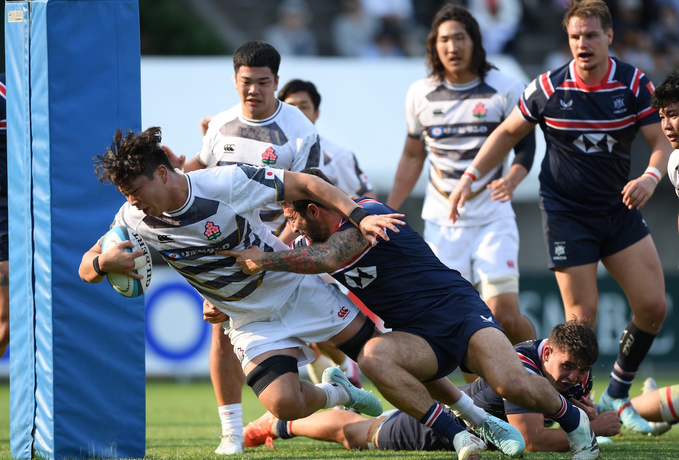 【JAPAN XV】ホンコン・チャイナから10トライ奪い大勝。大分合宿を3連勝で締める。