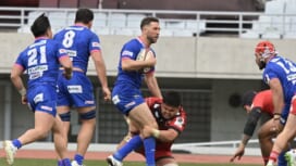 オールブラックス3キャップのトム・テイラー［九州電力キューデンヴォルテクス／SO］、今季…