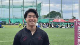 悔しさを糧に。早稲田大NO8城央祐