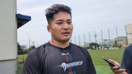 SNS企画でも話題。スピアーズ為房慶次朗はプレーオフ準決勝で「自分たちのスクラムを」