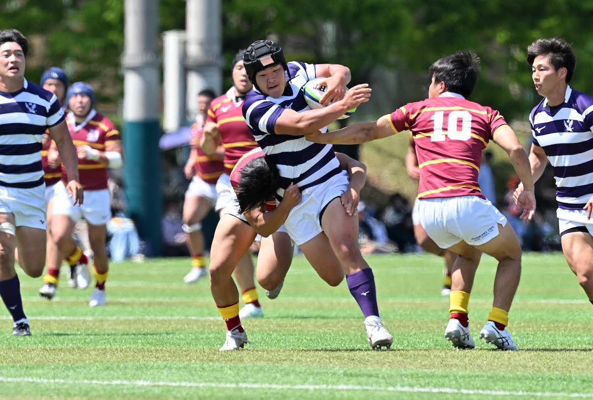 【大学ラグビー定期戦】フレッシュ布陣の明治がトライ数6対4で同志社に勝利。