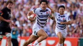 2トライの植田和磨［JAPAN XV／WTB］がつかんだ手応え。フィジカルは「負けてない」