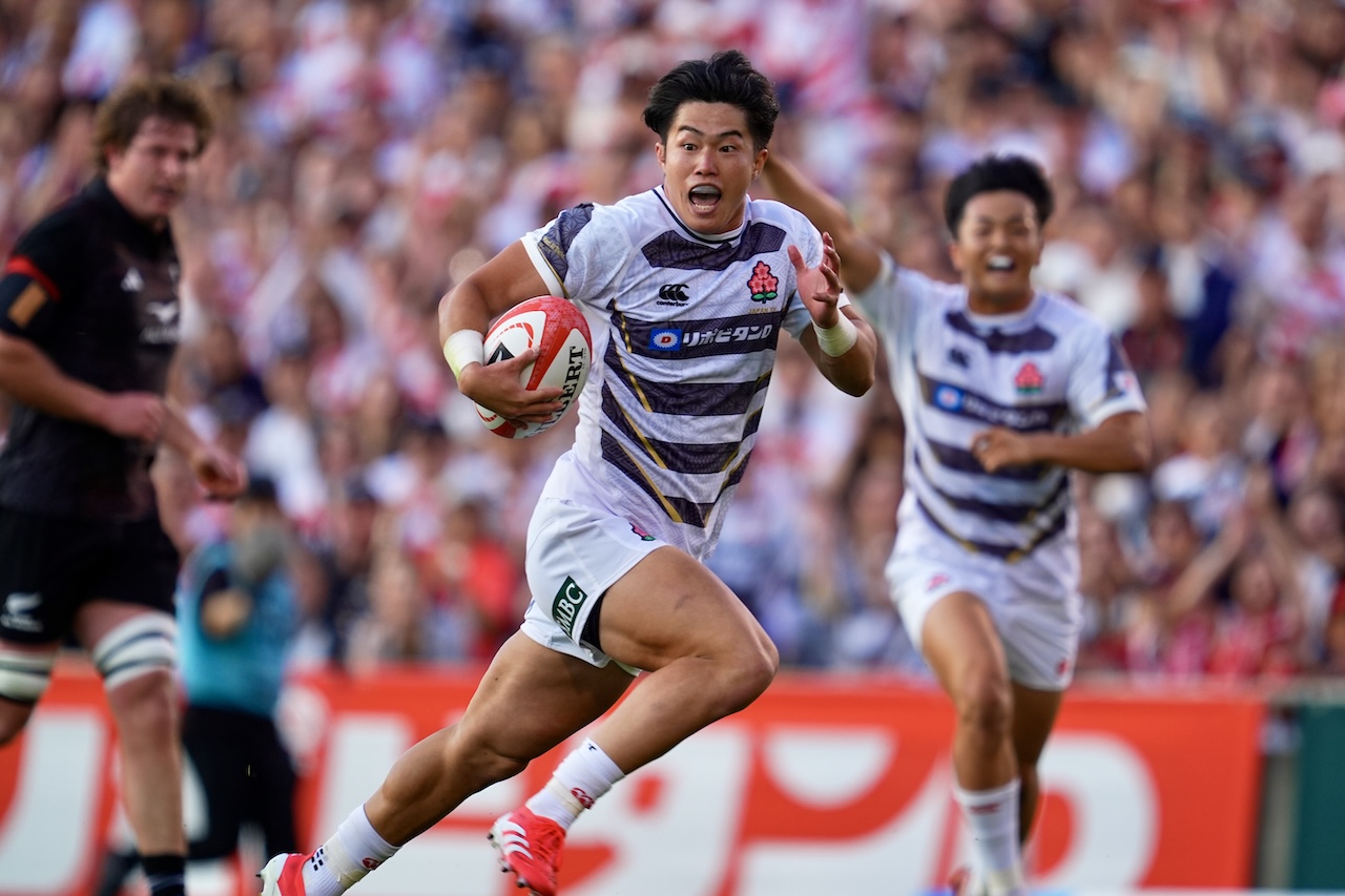 2トライの植田和磨［JAPAN XV／WTB］がつかんだ手応え。フィジカルは「負けてない」