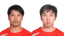 中国電力レッドレグリオンズのCTB荒井基植とFB畑中啓吾が現役を引退。
