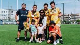 「夫婦」であり「親友」。現役引退の西川和眞［浦安D-Rocks／PR］＆西川もとみ。