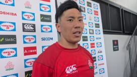 代表復帰の中野将伍、地元凱旋の大一番で「味方のトライに繋がるプレー」を。