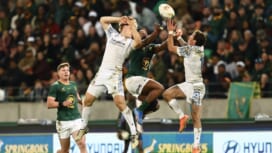 南アフリカ代表“スプリングボクス”が奇策でイタリアを翻弄。7トライ奪い完封勝利。