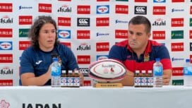 女子スペイン代表が秩父宮で前日練習。「見る人が試合に入り込む気持ちになるような..