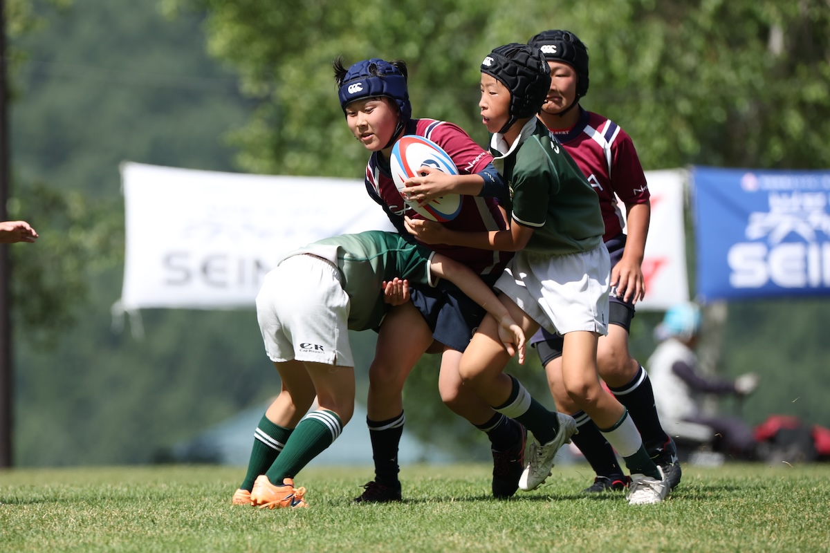 【SEINAN ラグビーマガジンCUP 関東ミニ・ラグビー交流大会2025 supported by canterbury】夏ラグビーの聖地・菅平に小学生ラガーが集結。2日間にわたり交流深める。