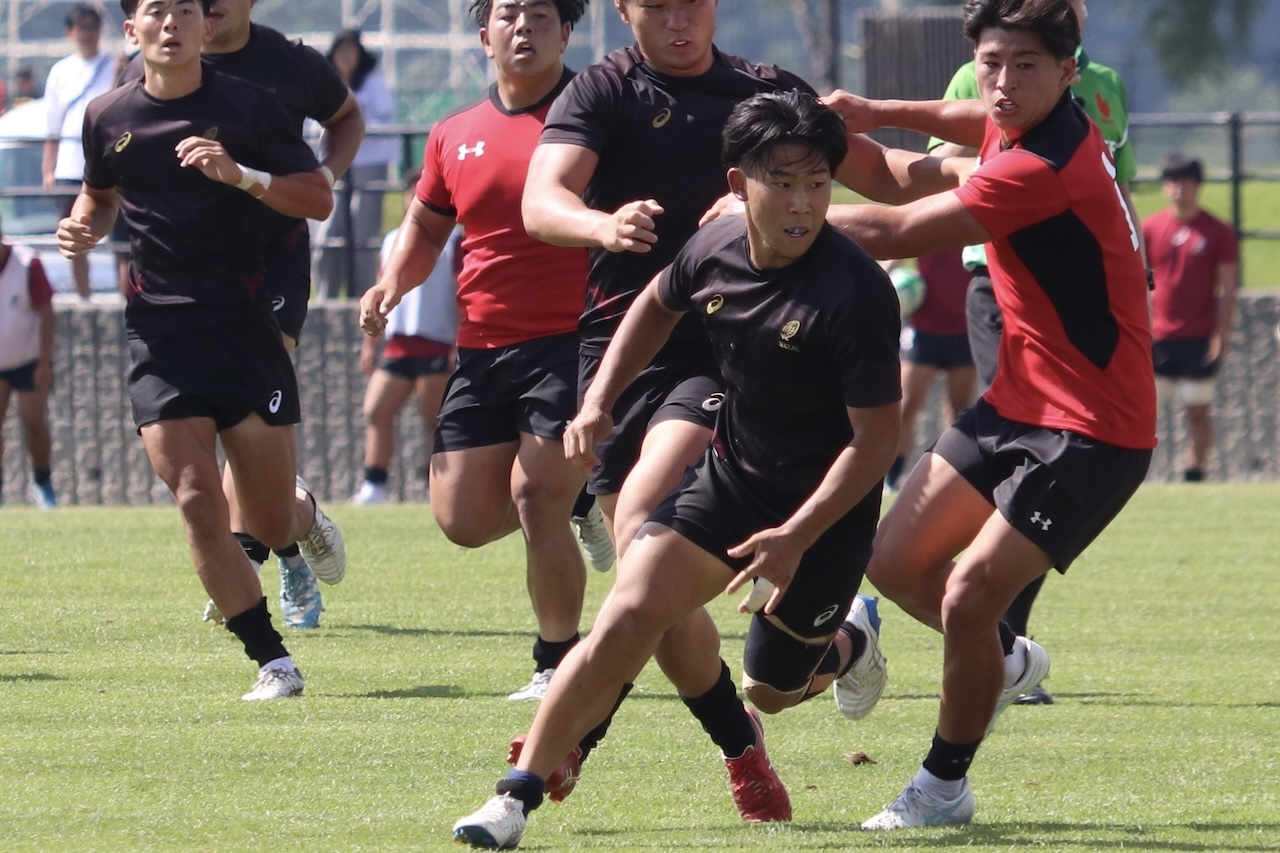 トライゲッター田中健想［早大2年／WTB］が感じた刺激と成長。「早稲田でベスト尽くす」