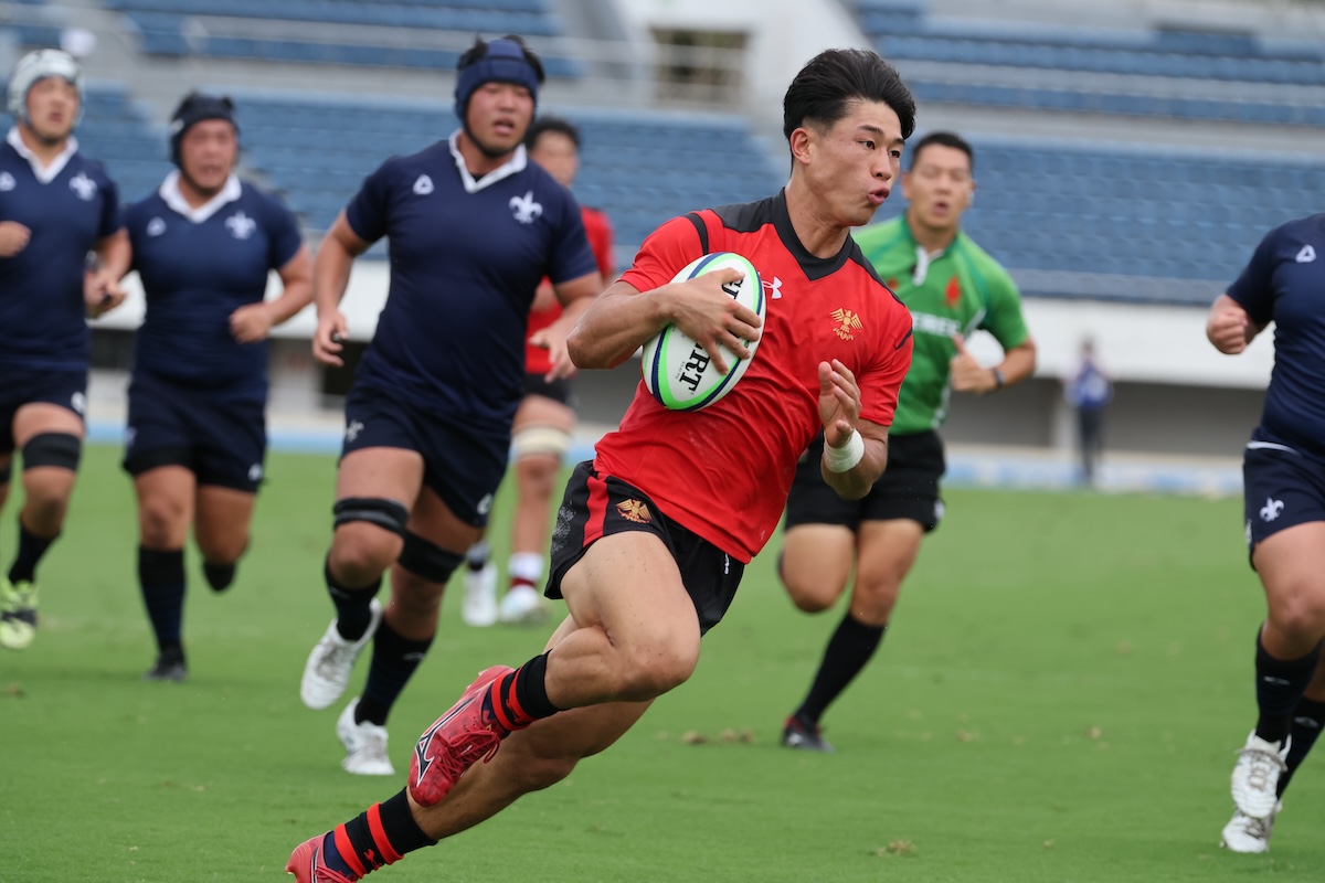 【関東大学対抗戦A】大学選手権4連覇中の帝京大が白星スタート。立教大も3トライを奪い気を吐く。