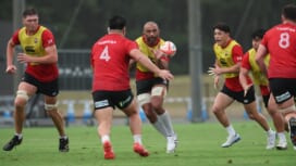 【リポビタンDチャレンジカップ2025】日本代表宮崎合宿リポート◎FW、BKそろってのチーム練習がスタート。「秋の5連戦に向け全開で向かっていく」とエディーHC。