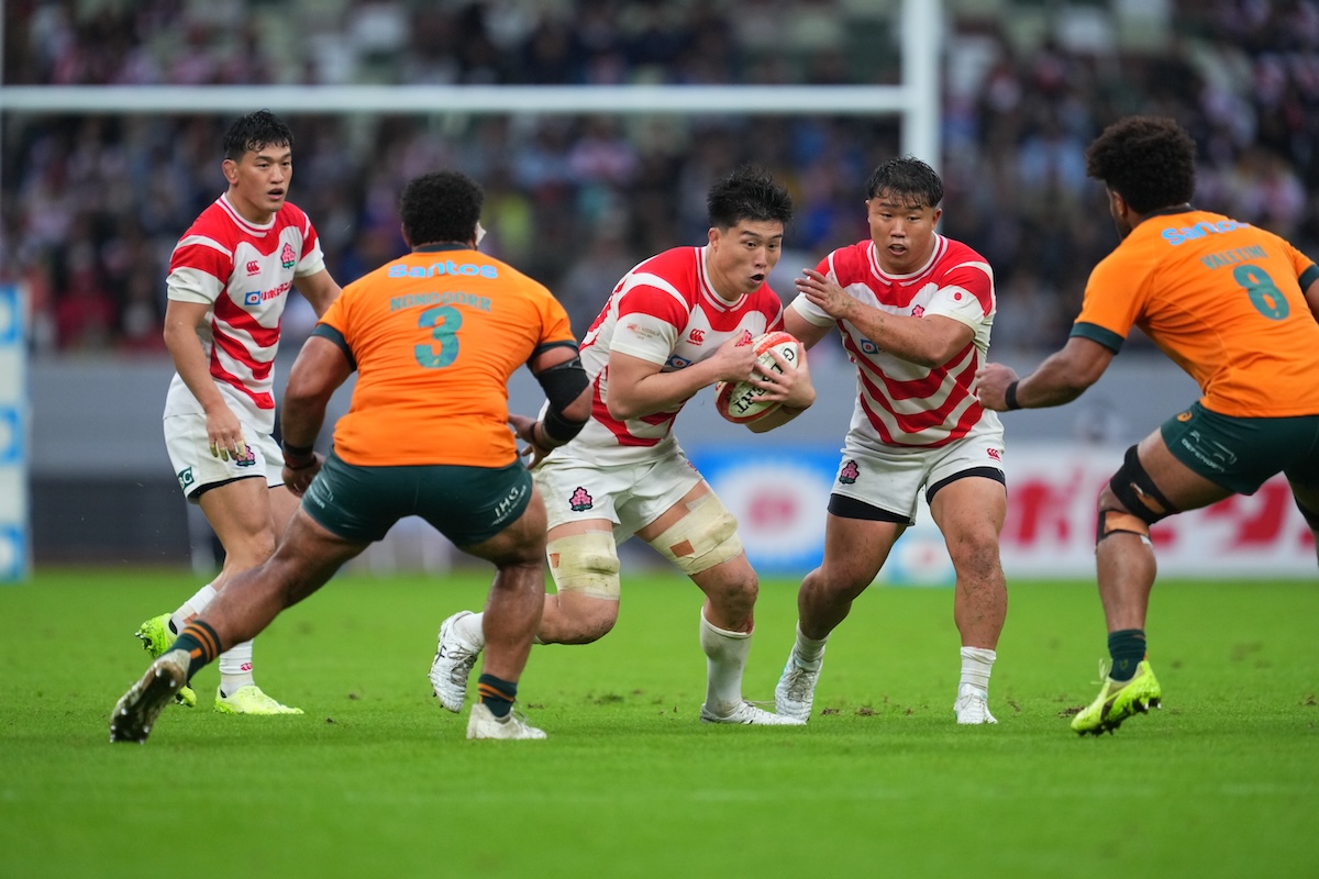 【日本代表】秋のテストシリーズ初戦でワラビーズに肉薄。「ドライな状況ならさらにタイトな試合になっていた」とシュミットHC。