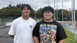 恩返しのため、二人で活躍する。茨木颯&海斗［筑波大／FL・PR］