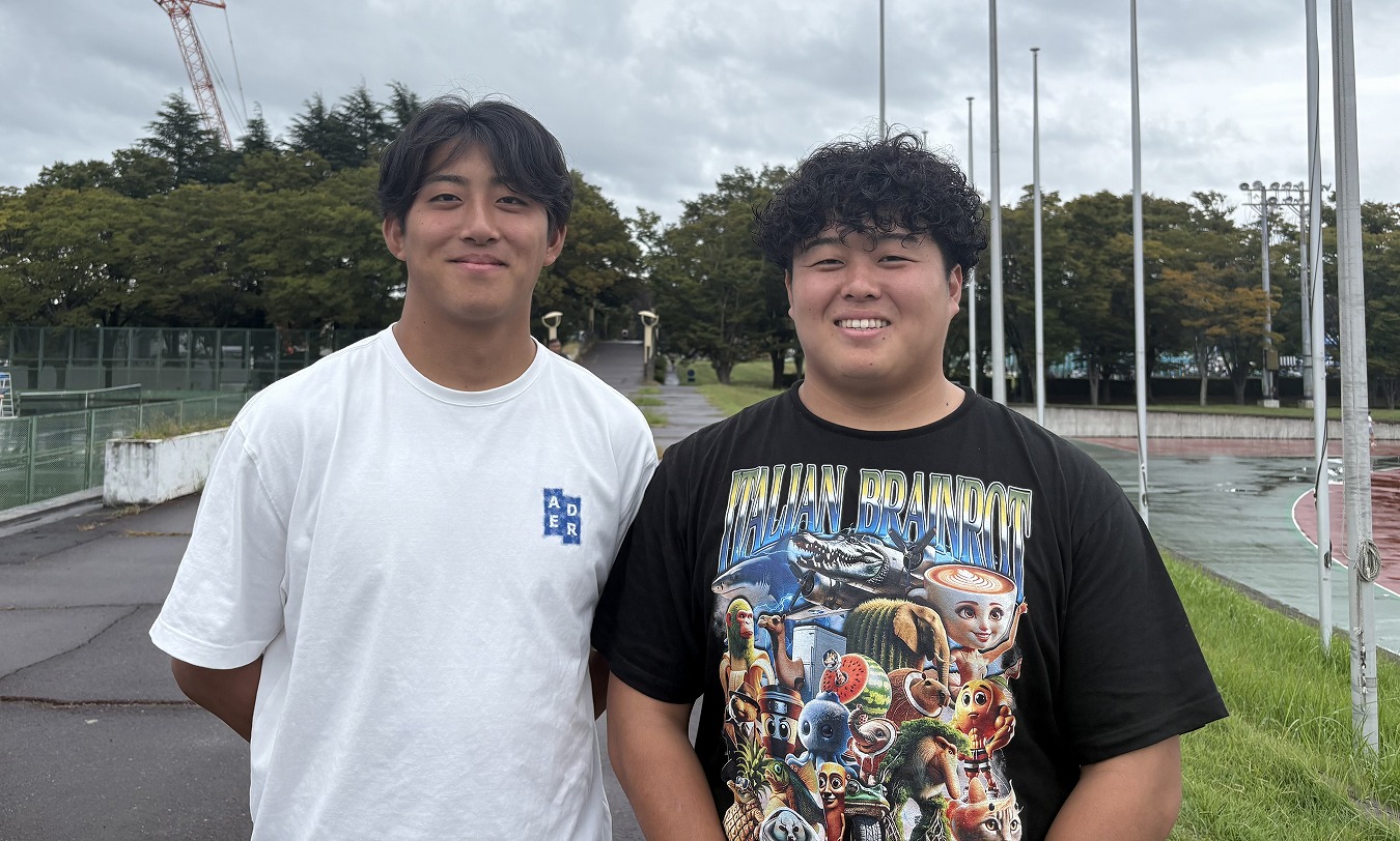 恩返しのため、二人で活躍する。茨木颯&海斗［筑波大／FL・PR］