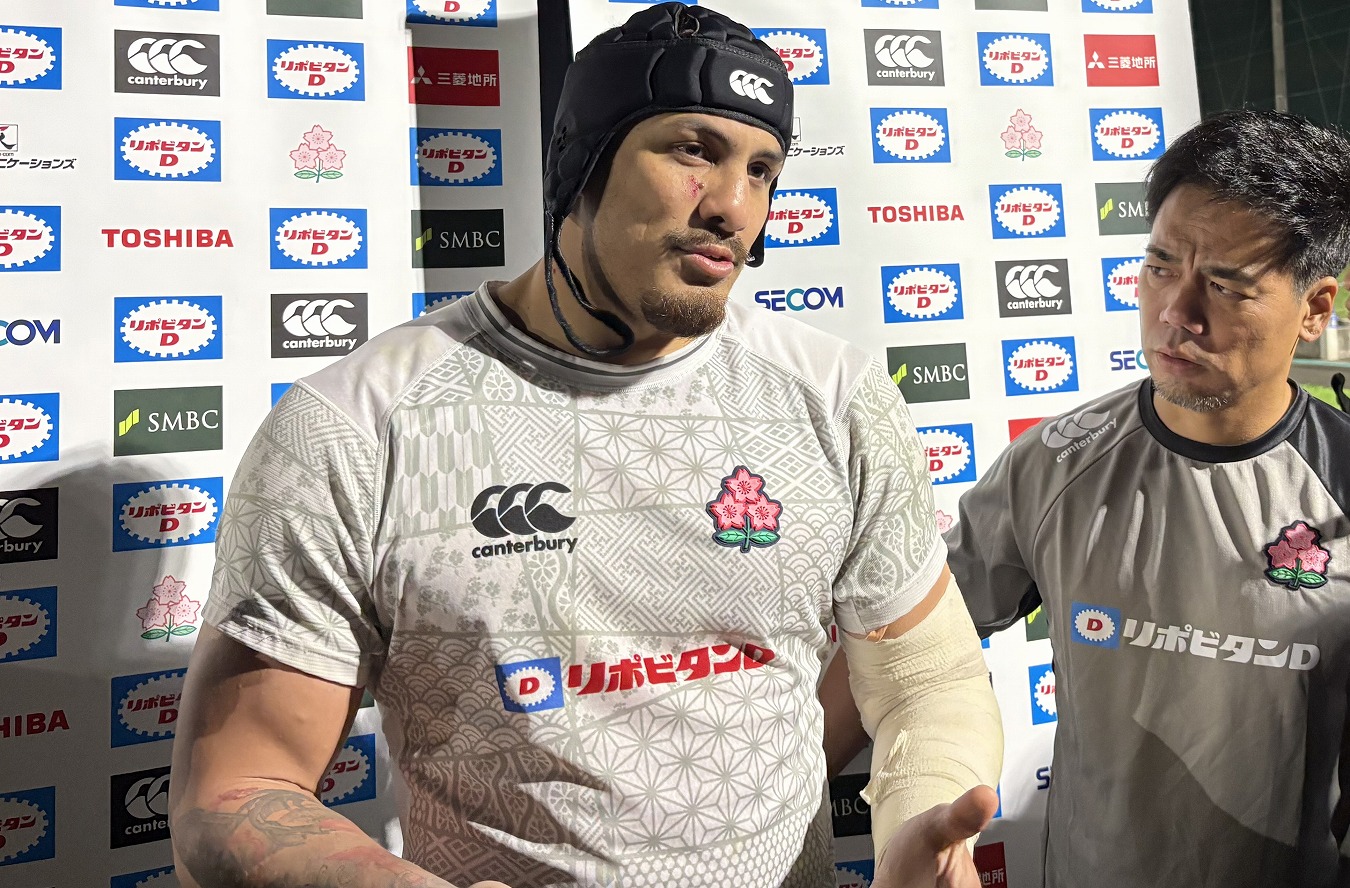 「この国のために心のこもったプレーをします」。ベン・ガンター［日本代表／FL］