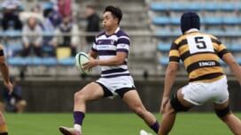 日本代表入りした明大・竹之下仁吾は、「自分の色」で勝負したい。