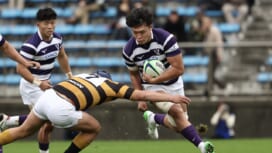 明大・大川虎拓郎、帝京大撃破の要因は「危機感」と「皆で考えること」だと強調。