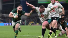 南アフリカ代表スプリングボクスが乱戦を制す。レッド1枚、イエロー4枚のアイルラン..