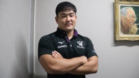 「前へ」を体現するリーダーへ。高比良恭介［明大2年／HO］