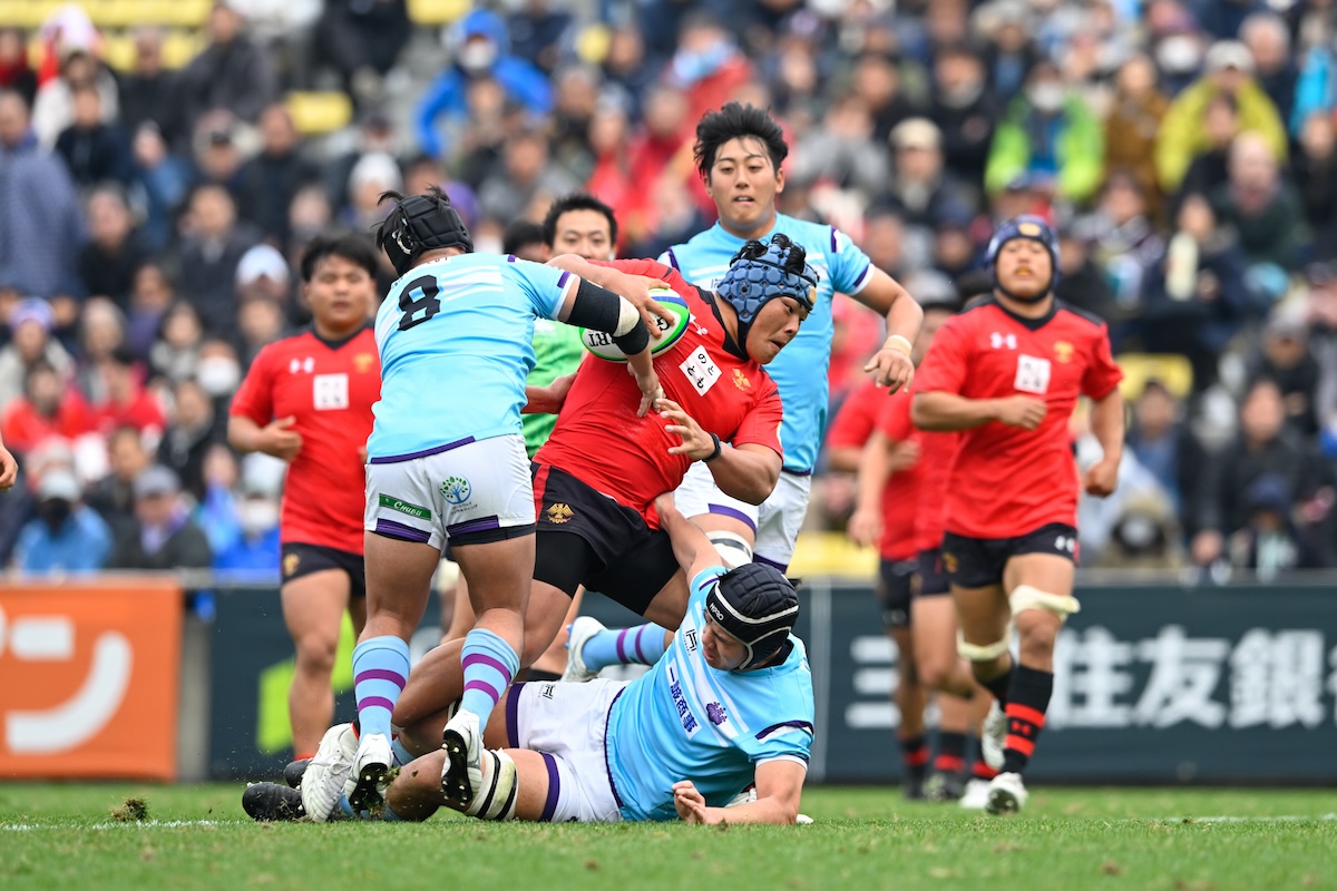 【大学選手権】帝京大が筑波大に快勝。対抗戦の雪辱を果たし準決勝に進出。