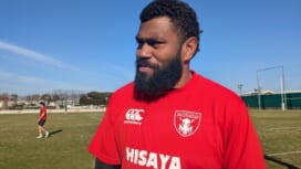 遠征中は毎晩家族に連絡。エピネリ・ウルイヴァイティ、日本代表ツアーを語る。