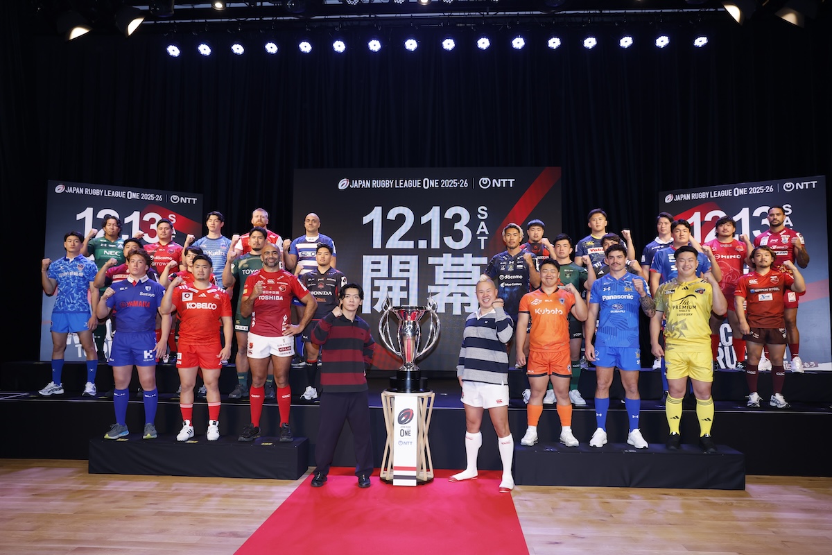 各チームの顔たちが2025-26シーズンへの意気込み語る。「NTTジャパンラグビー リーグワン」プレスカンファレンス開催。