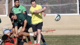 三菱重工相模原ダイナボアーズが2026年初練習。新加入、元オールブラックスSHブラッ..