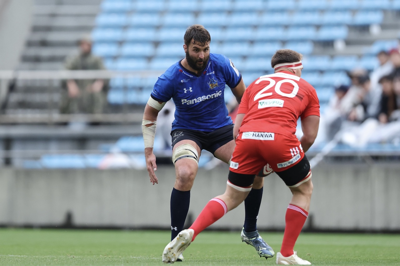 埼玉パナソニックワイルドナイツのルード・デヤハーが今季欠場。昨年9月の南アフリカ代表戦で股関節負傷。