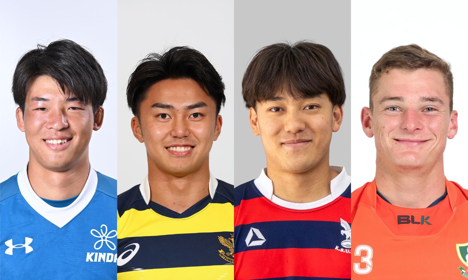 静岡ブルーレヴズに26年卒の能勢涼太郎、奈須貴大、御池蓮二、ハインリッヒ・フルックスが加入。