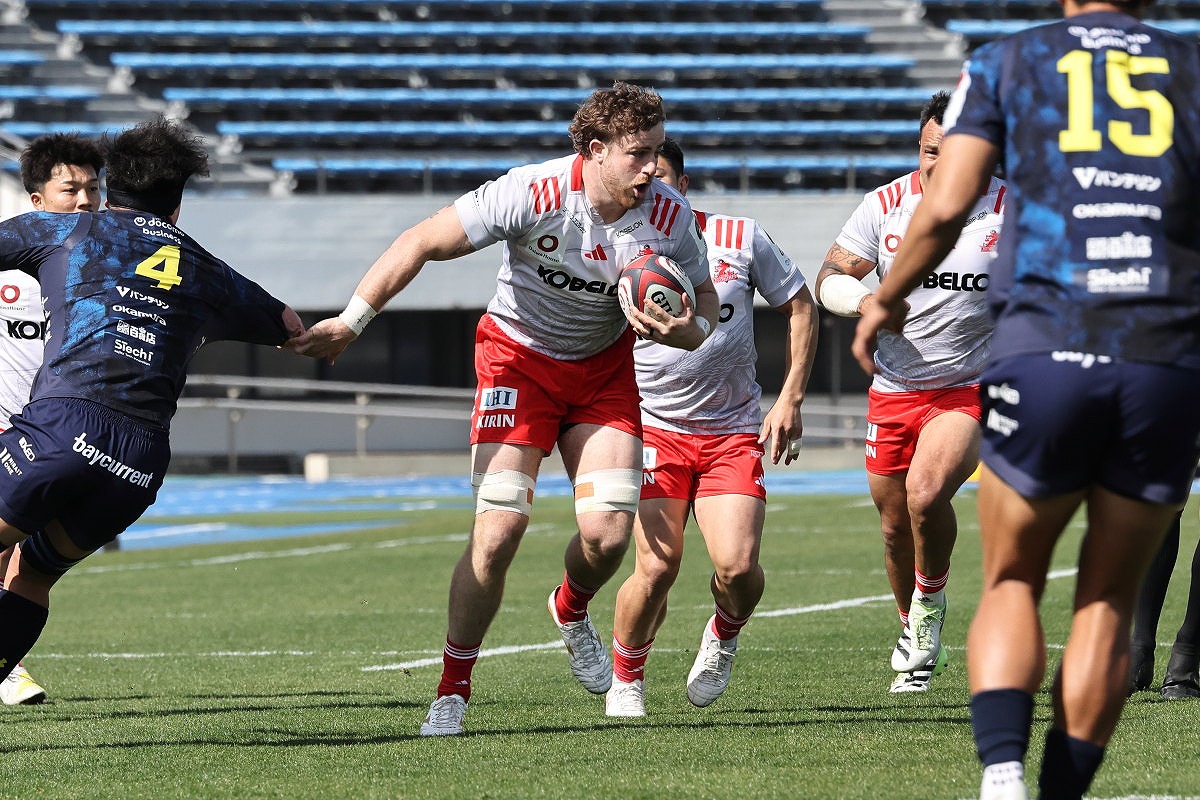 【リーグワン】コベルコ神戸スティーラーズが9連勝！浦安D-Rocksを12トライで破る。