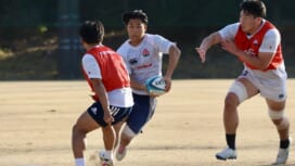 田中健想［早大／WTB］がJTSで学ぶSHのプレー。「自分の幅が広がる」スキルの獲得目..