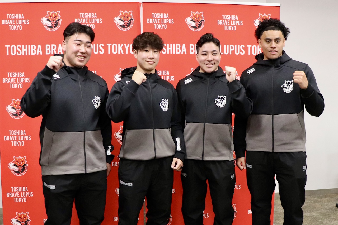 東芝ブレイブルーパス東京にSH高橋佑太朗（筑波大）ら26年卒の5名が加入。発表会見で意気込み。