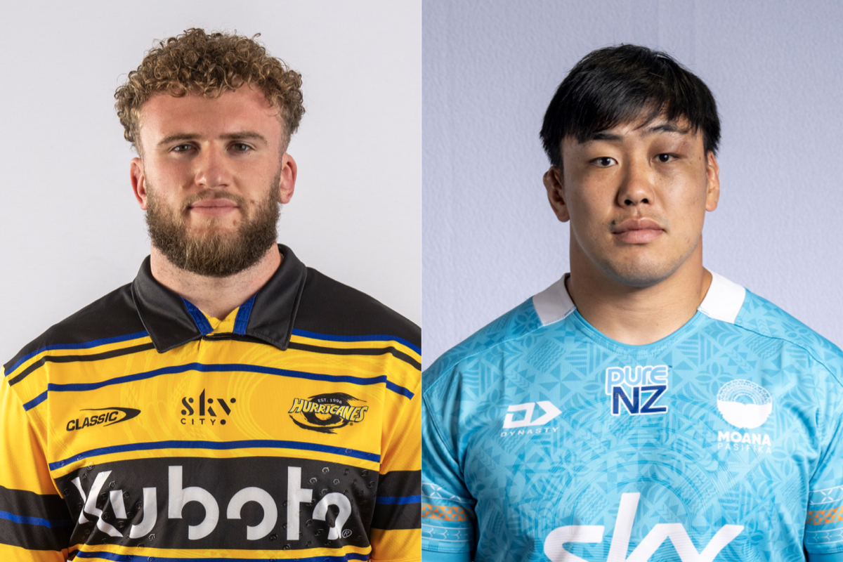 ワーナー・ディアンズ［ハリケーンズ］と原田衛［モアナ・パシフィカ］、SRP第2節で初の試合メンバー入り。デビュー&直接対決なるか。