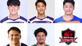 三重ホンダヒートにアーリーエントリーでFL楠田知己（明大）、FL/NO8宮下晃毅（法大）…